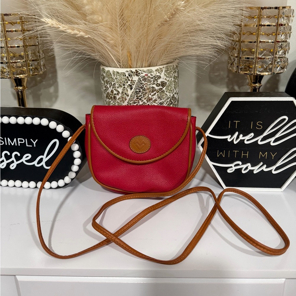 Mario Valentino Leather Crossbody Bag